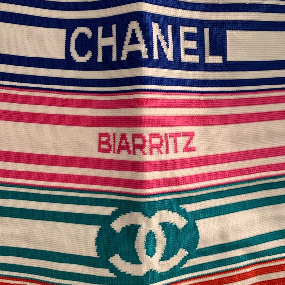 💢Sold💢NWT Chanel 2019 19 Spring Logo skirt sz 38 - Picture 4 of 8